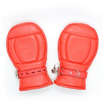 Adult BDSM Gloves / PU Leather Soft Handcuffs / Dog Paw Mittens for Sex Game - EVE's SECRETS